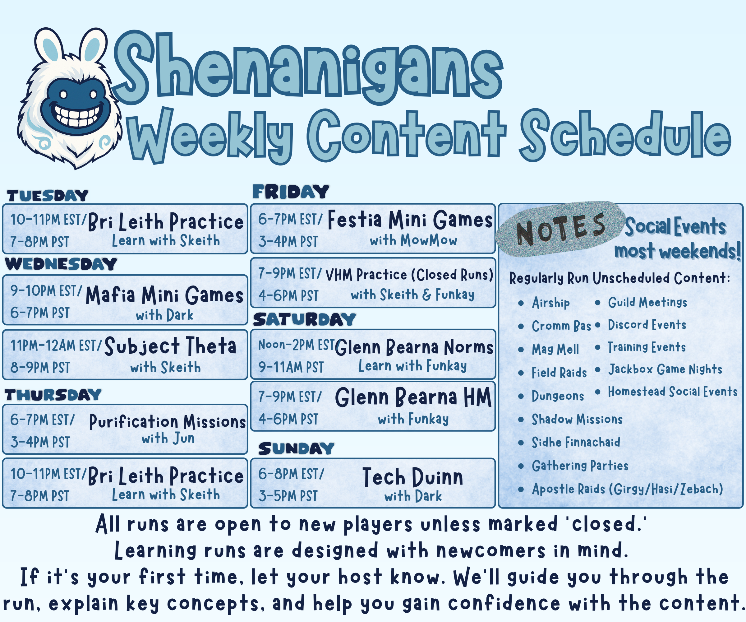 Monthly Newsletter