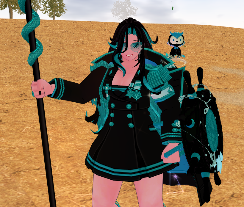 Swaykay with her shipwheel
