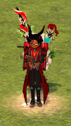 Darkego78 holding some books