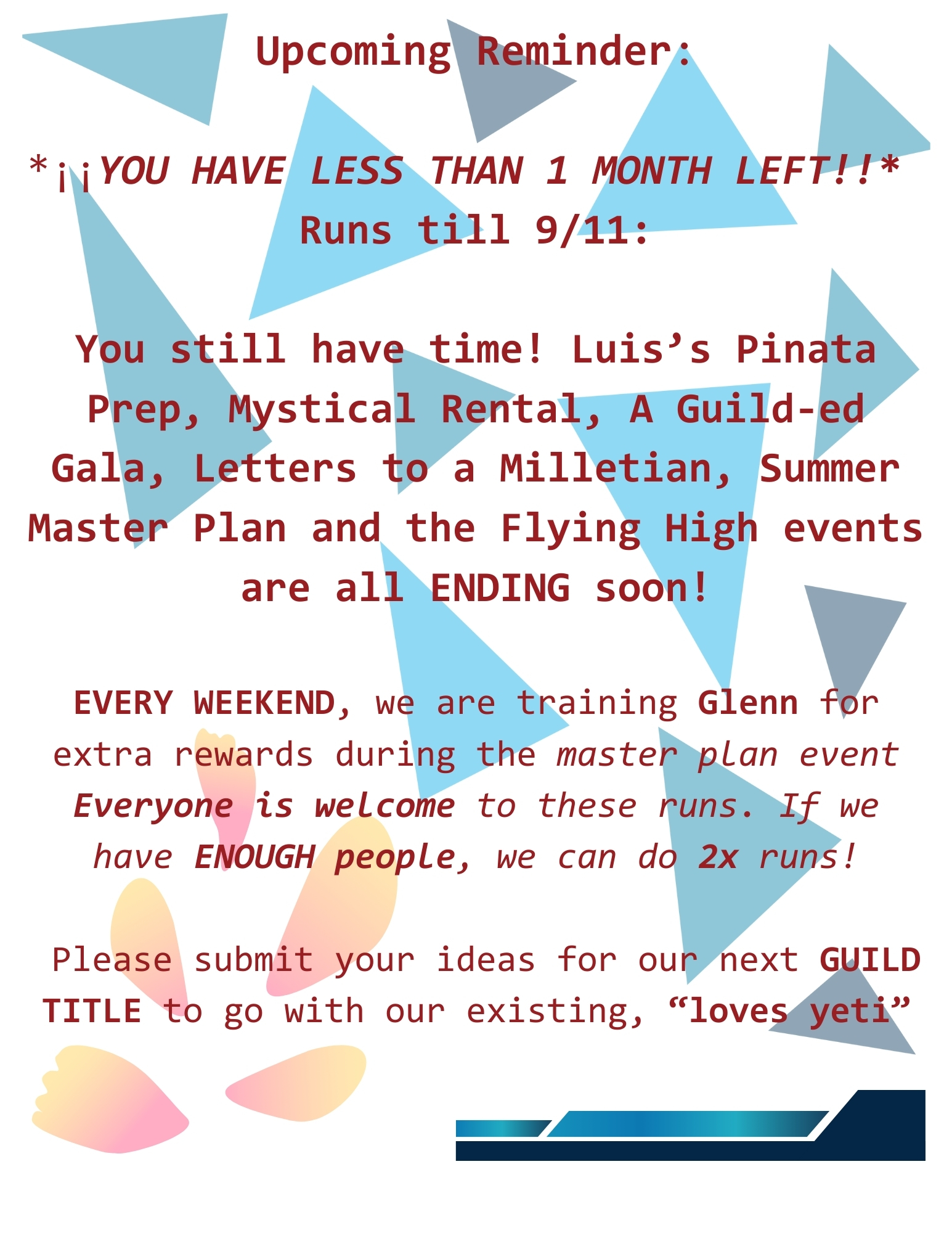 Monthly Newsletter