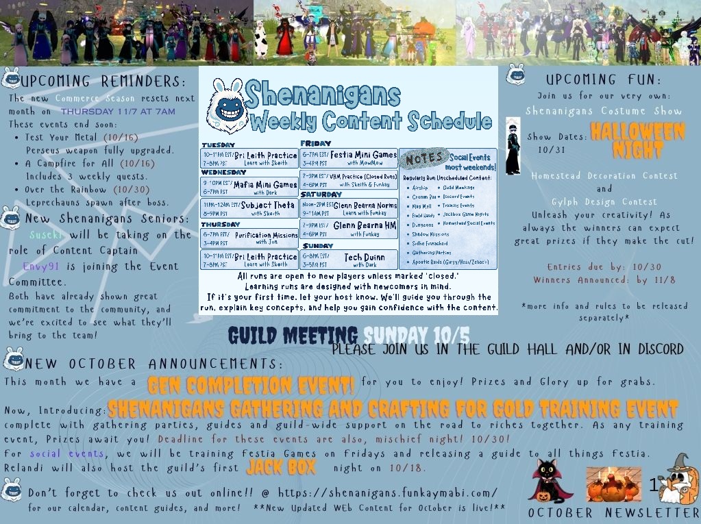 Monthly Newsletter